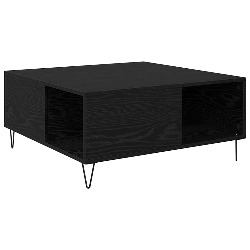 Mesa de centro Carvalho preto 80 x 80 x 36.5 cm