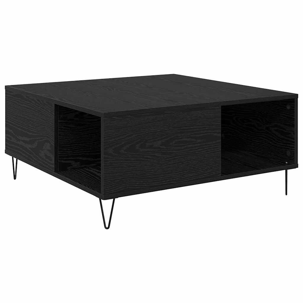 Mesa de centro Carvalho preto 80 x 80 x 36.5 cm