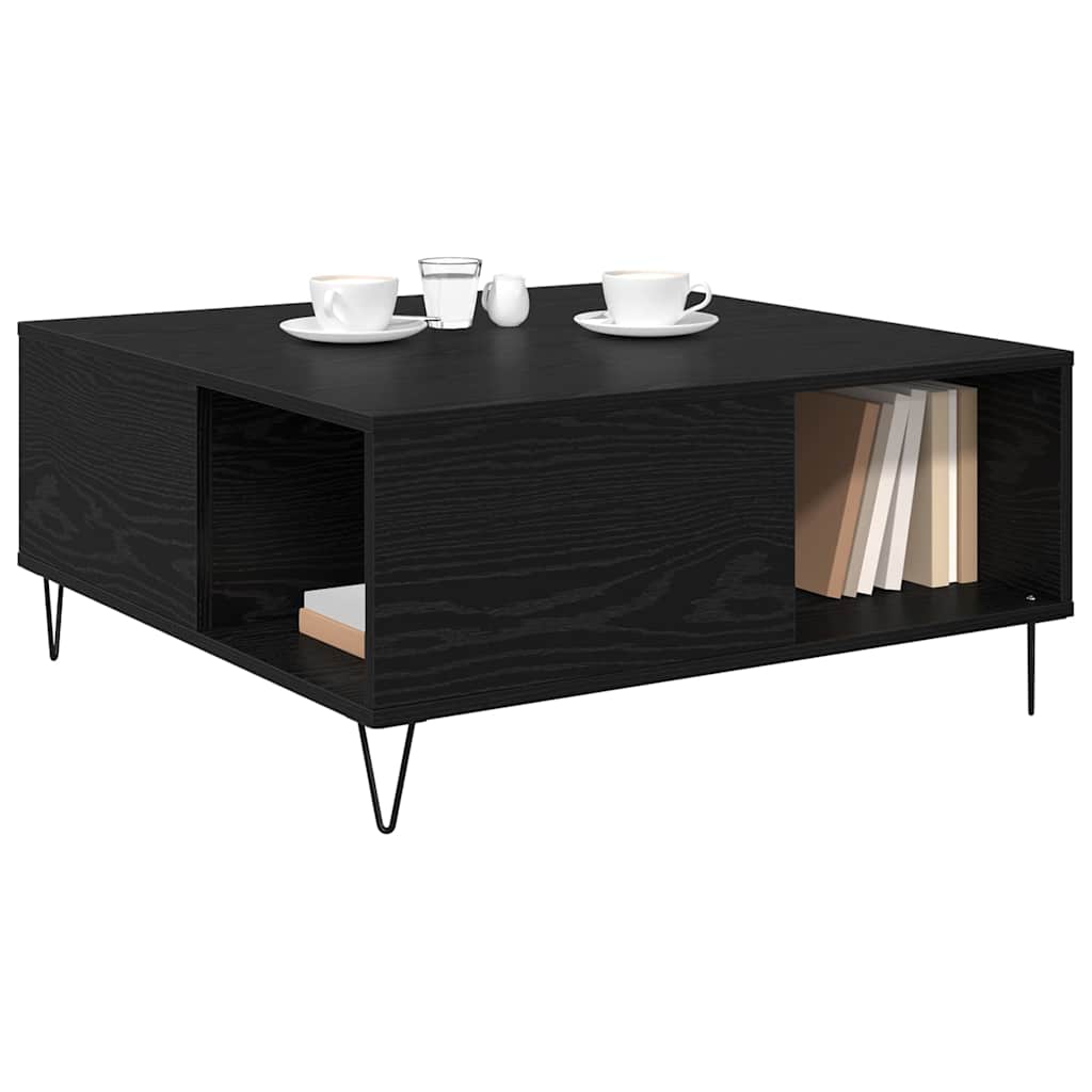 Mesa de centro Carvalho preto 80 x 80 x 36.5 cm