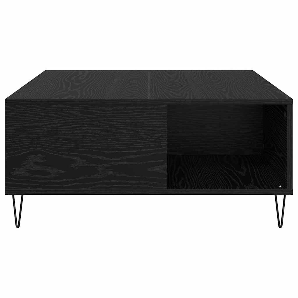 Mesa de centro Carvalho preto 80 x 80 x 36.5 cm