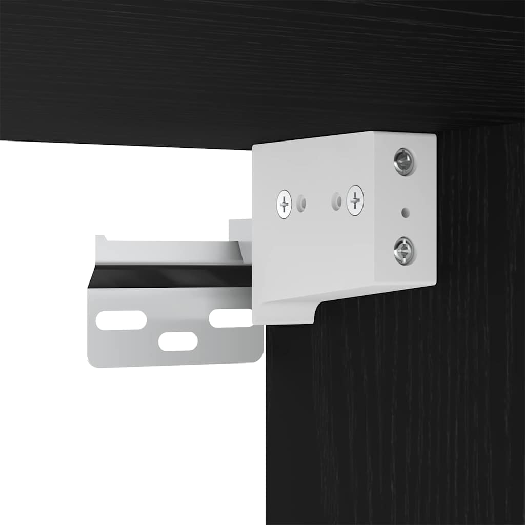 Armário de Cabeceira Carvalho preto 35 x 35 x 20 cm