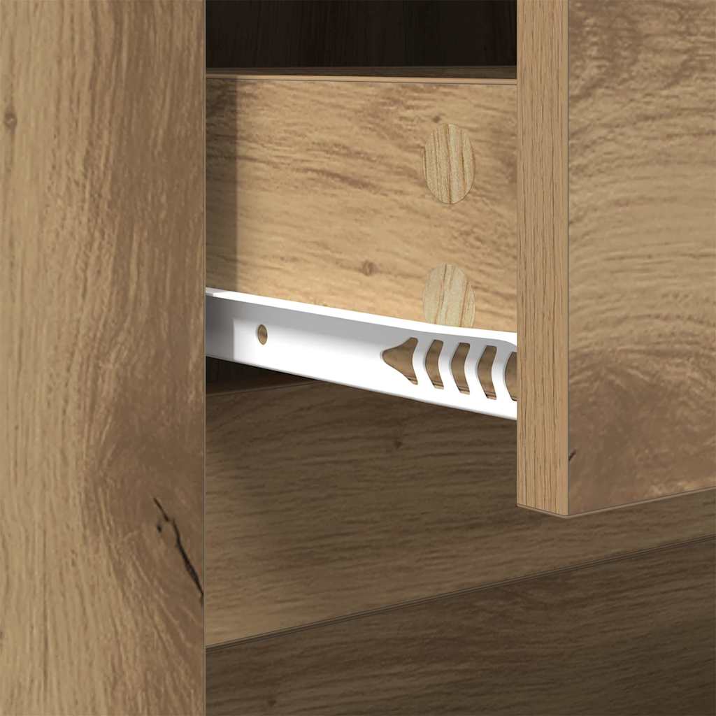 Mesa de centro com gaveta carvalho artisiano 102 x 44,5 x 50 cm