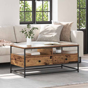 Mesa de centro com gaveta Madeira Antiga 100 x 51 x 45 cm