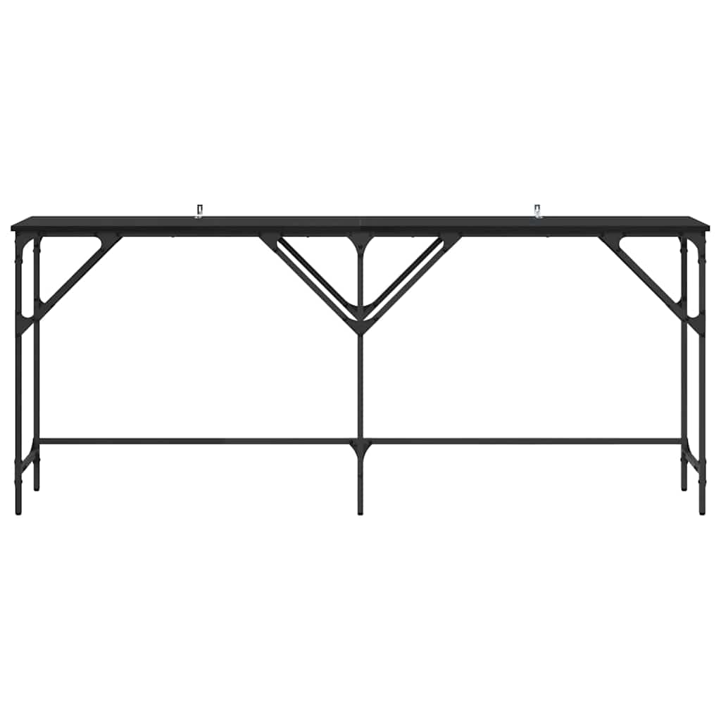 Aparador Carvalho preto 180 x 29 x 75 cm Madeira processada