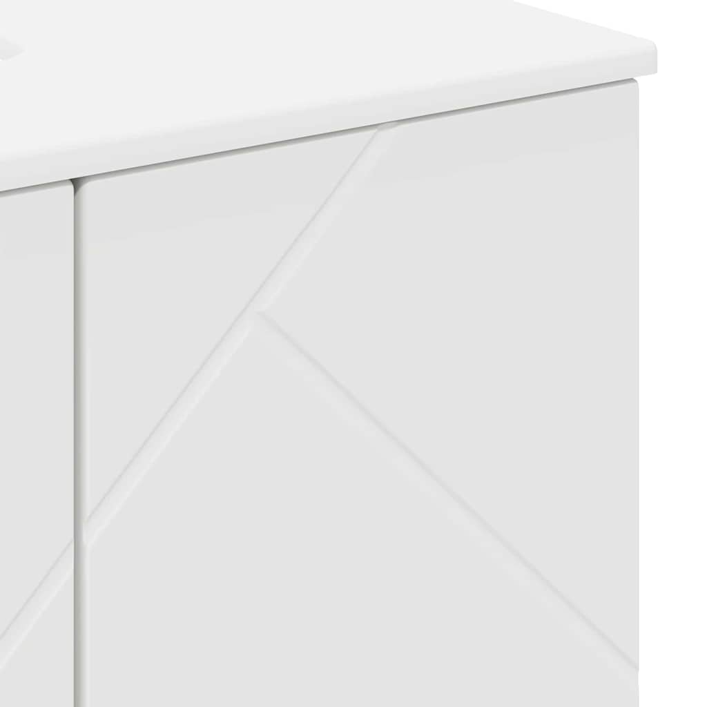 Armário de Banheiro Branco 61 x 35 x 64 cm Madeira processada