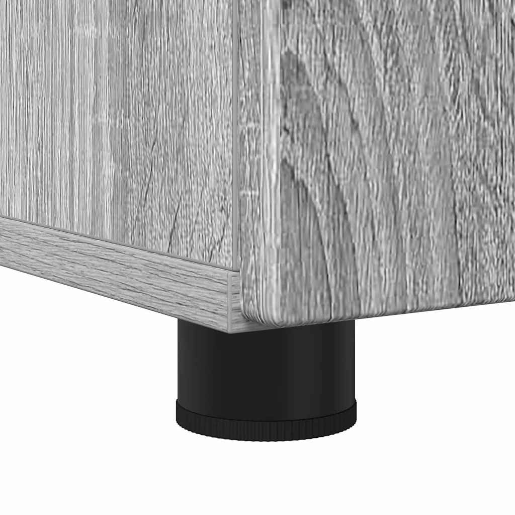 Armário de Banheiro com porta Sonoma cinzento 61 x 35 x 64 cm