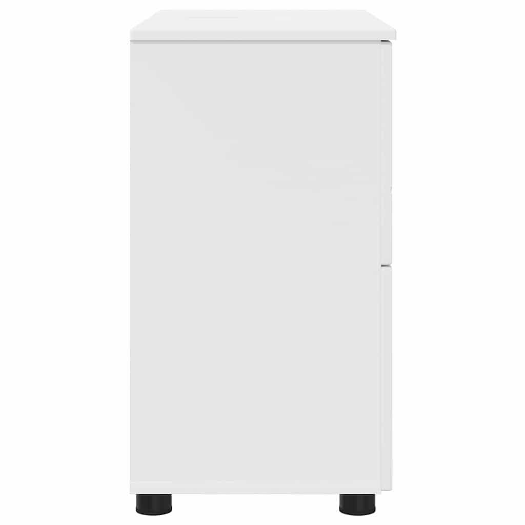 Armário de Banheiro Branco 76,5 x 35 x 64 cm Madeira processada