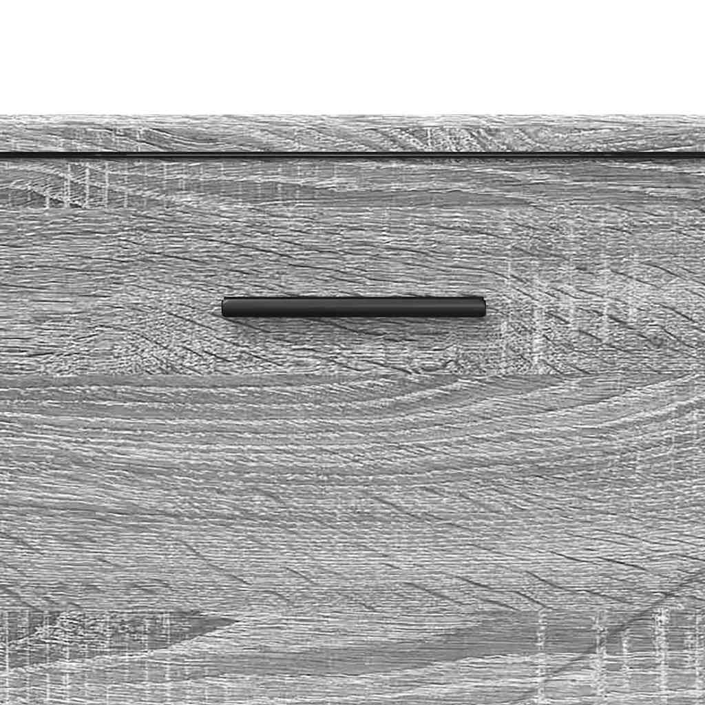 Armário de Banheiro Sonoma cinzento 76,5 x 35 x 64 cm