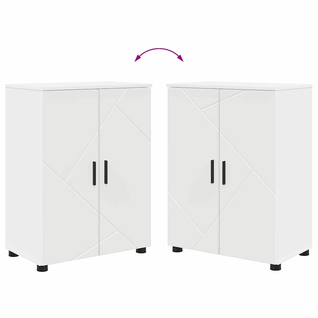 Armário de Banheiro Branco 60 x 35 x 80 cm Madeira processada