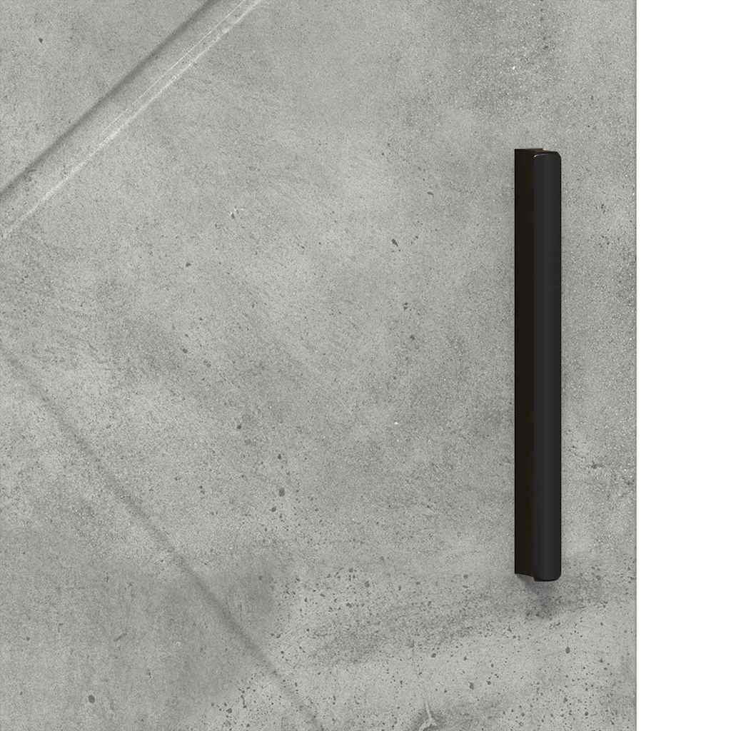 Armário de Banheiro com porta Cinzento cimento 60 x 35 x 80 cm