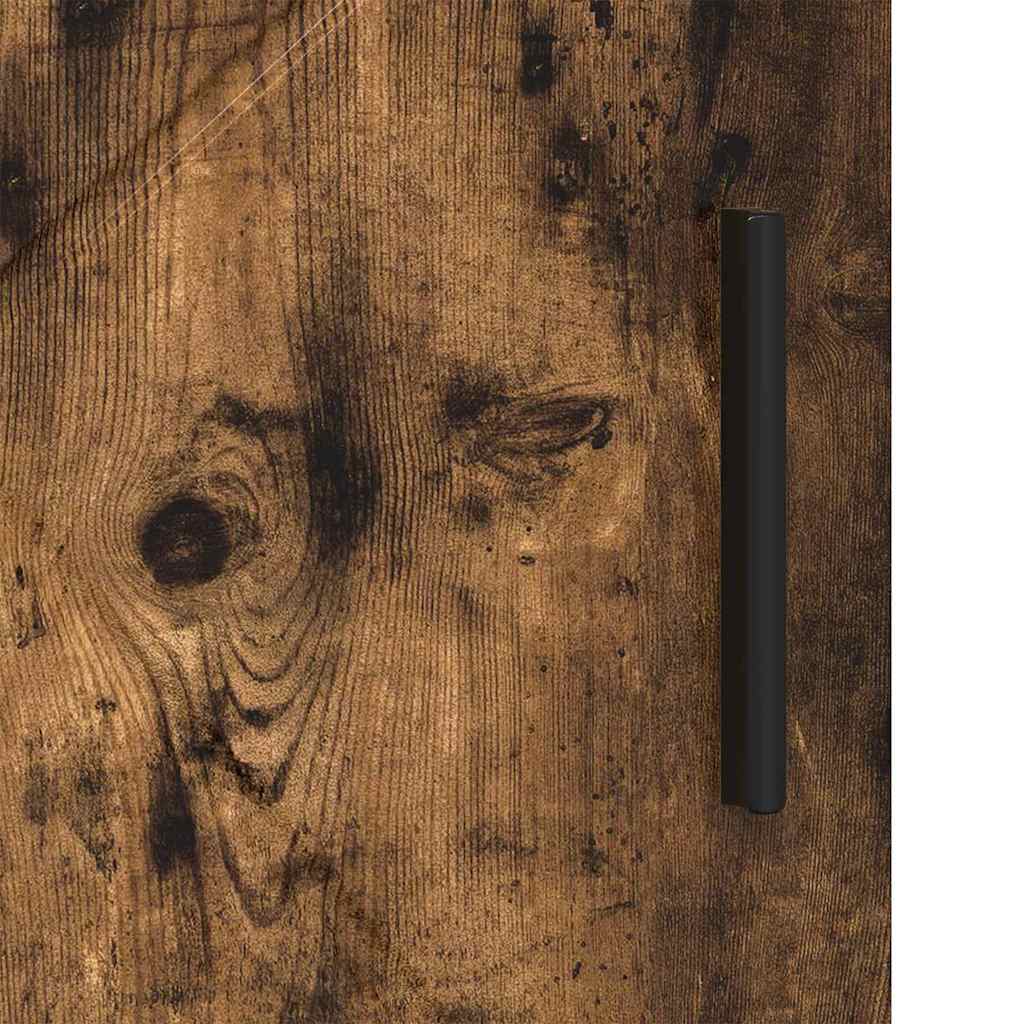 Armário de Banheiro com porta Carvalho fumado 60 x 35 x 80 cm