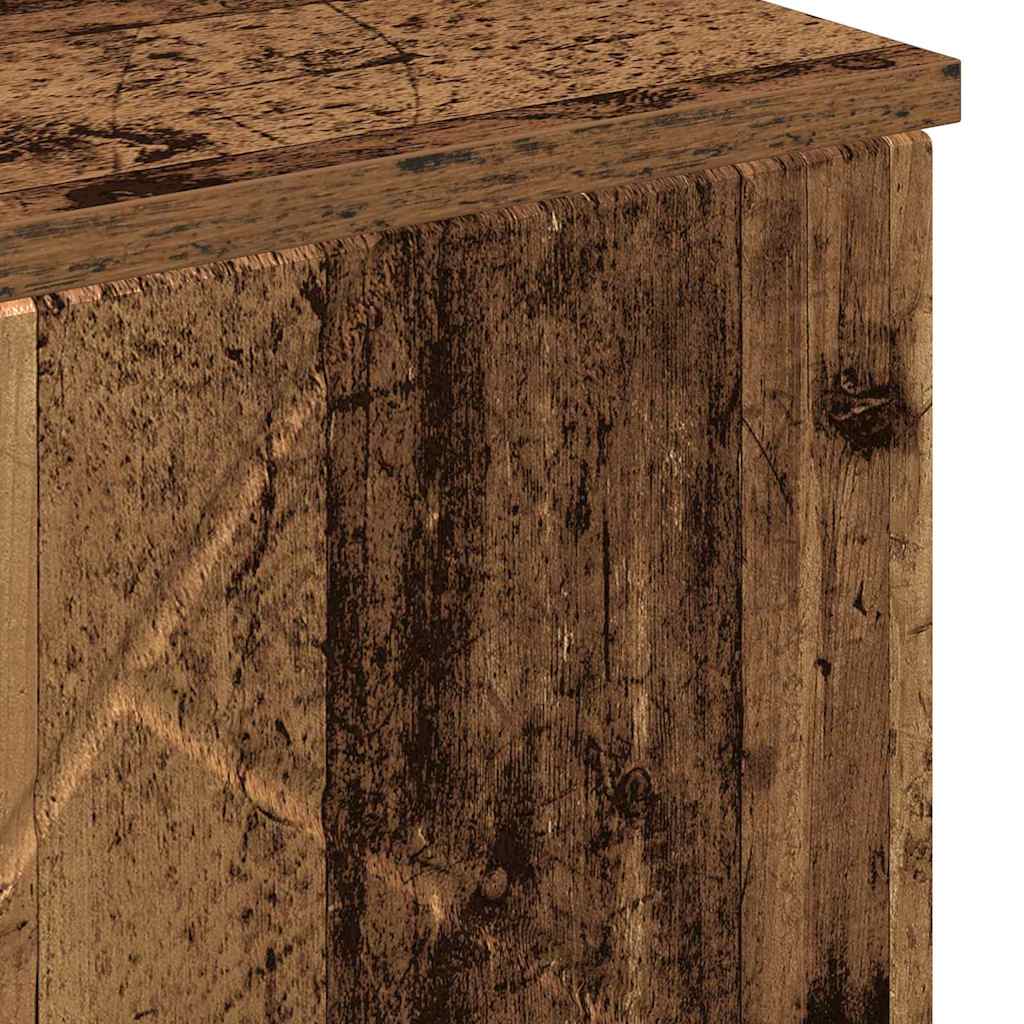 Armário de Banheiro com porta Madeira antiga 60 x 35 x 80 cm