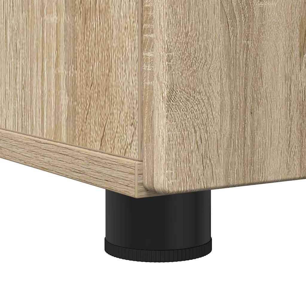 Armário de Banheiro com porta Carvalho sonoma 30 x 35 x 95 cm