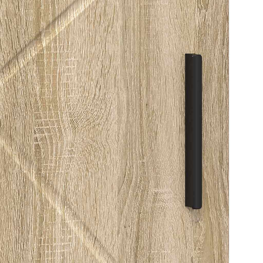 Armário de Banheiro com porta Carvalho sonoma 30 x 35 x 95 cm