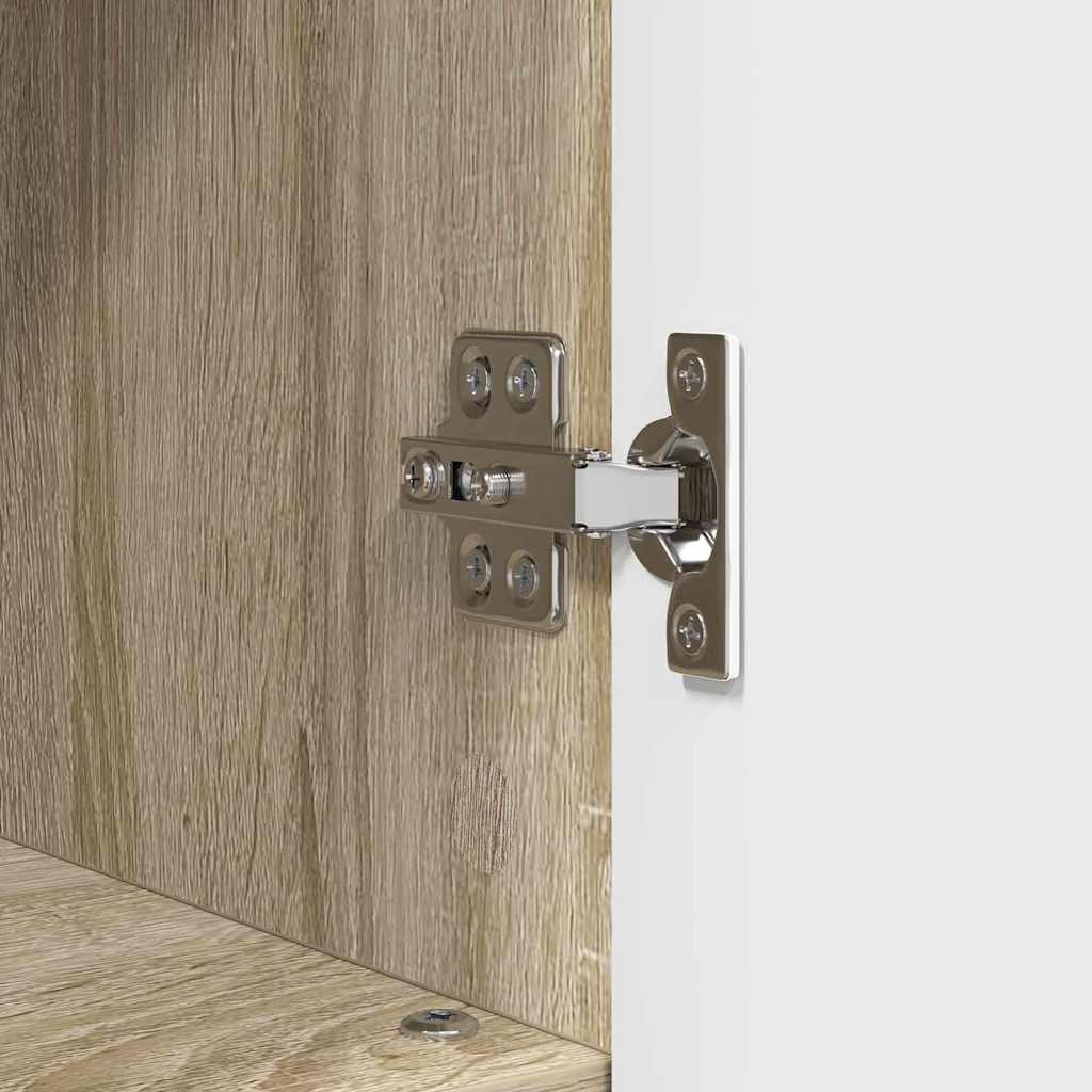 Armário de Banheiro com porta Carvalho sonoma 30 x 35 x 95 cm