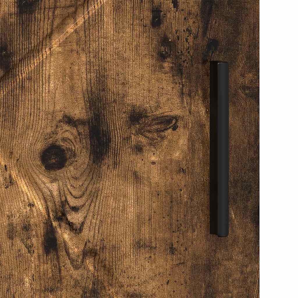 Armário de Banheiro com porta Carvalho fumado 30 x 35 x 95 cm