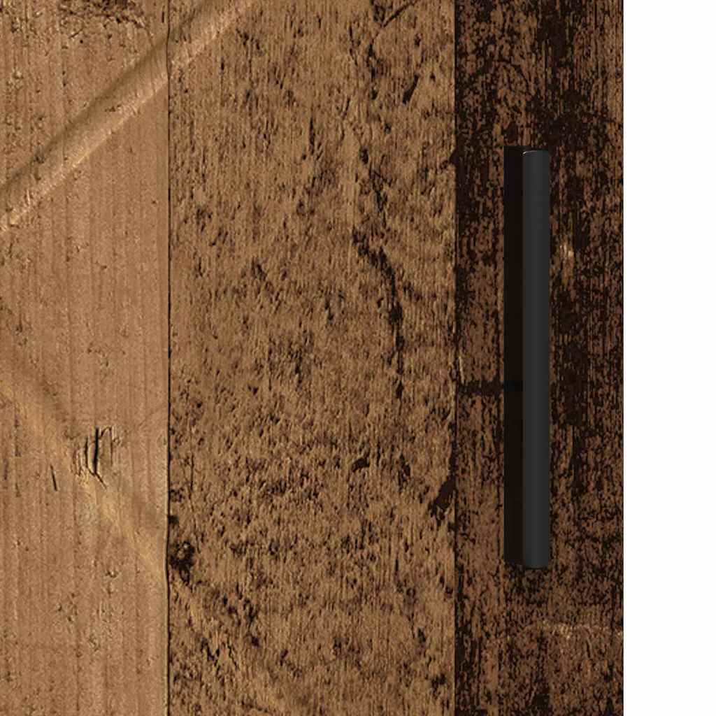 Armário de Banheiro com porta Madeira antiga 30 x 35 x 95 cm