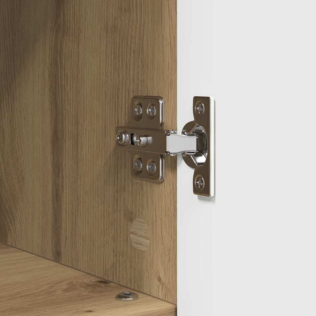 Armário de Banheiro carvalho artisiano 30 x 35 x 95 cm