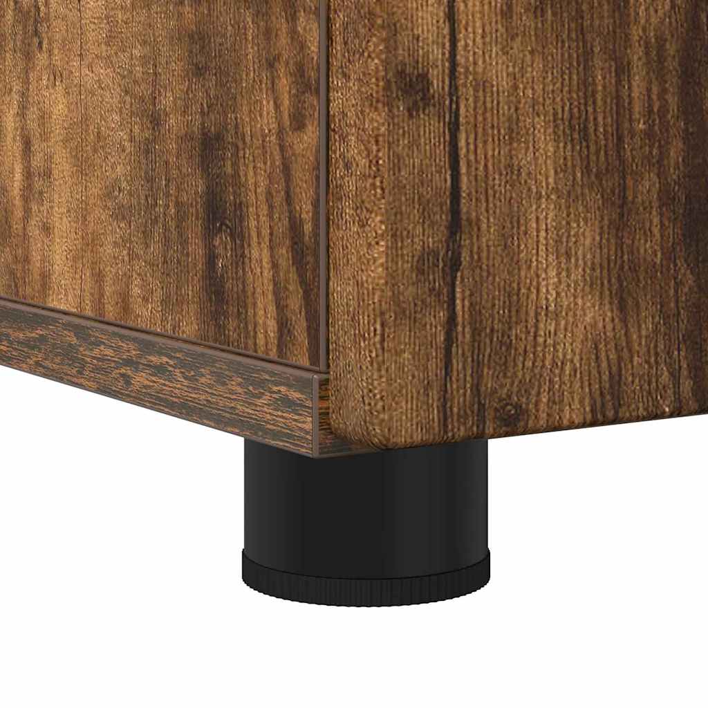 Armário de Banheiro com gaveta Carvalho fumado 30 x 35 x 80 cm