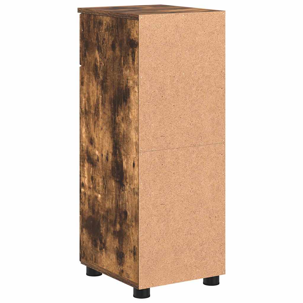 Armário de Banheiro com gaveta Carvalho fumado 30 x 35 x 80 cm