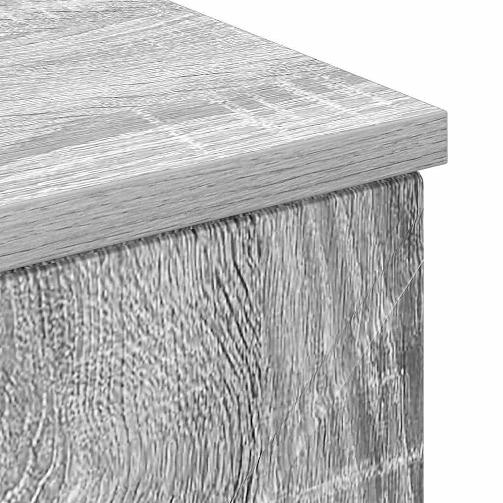 Armário de Banheiro com gaveta Sonoma cinzento 30 x 35 x 80 cm