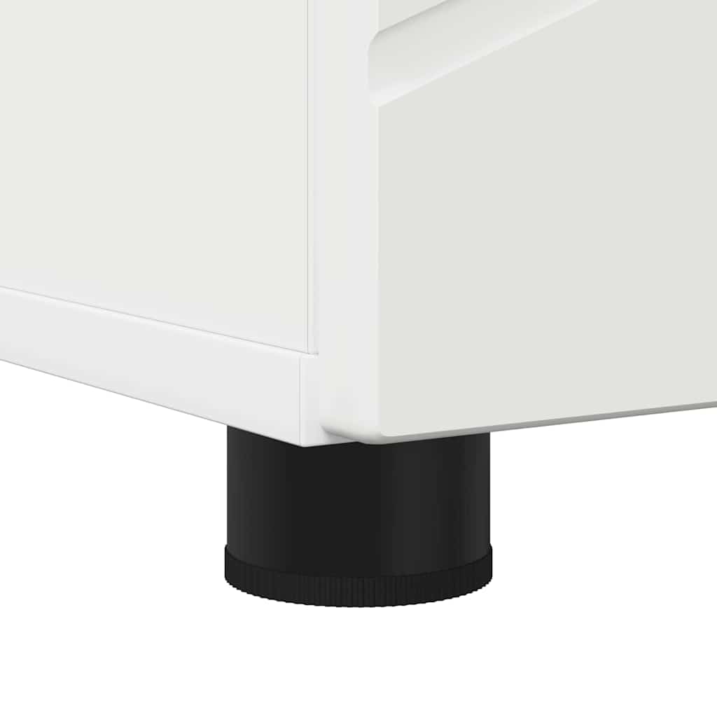 Armário Alto de Banheiro com porta Branco 30 x 35 x 192 cm