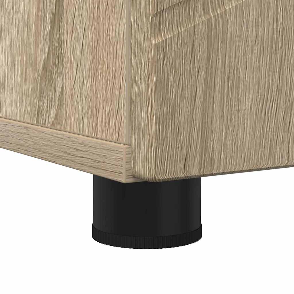 Armário Alto de Banheiro Carvalho sonoma 30 x 35 x 192 cm