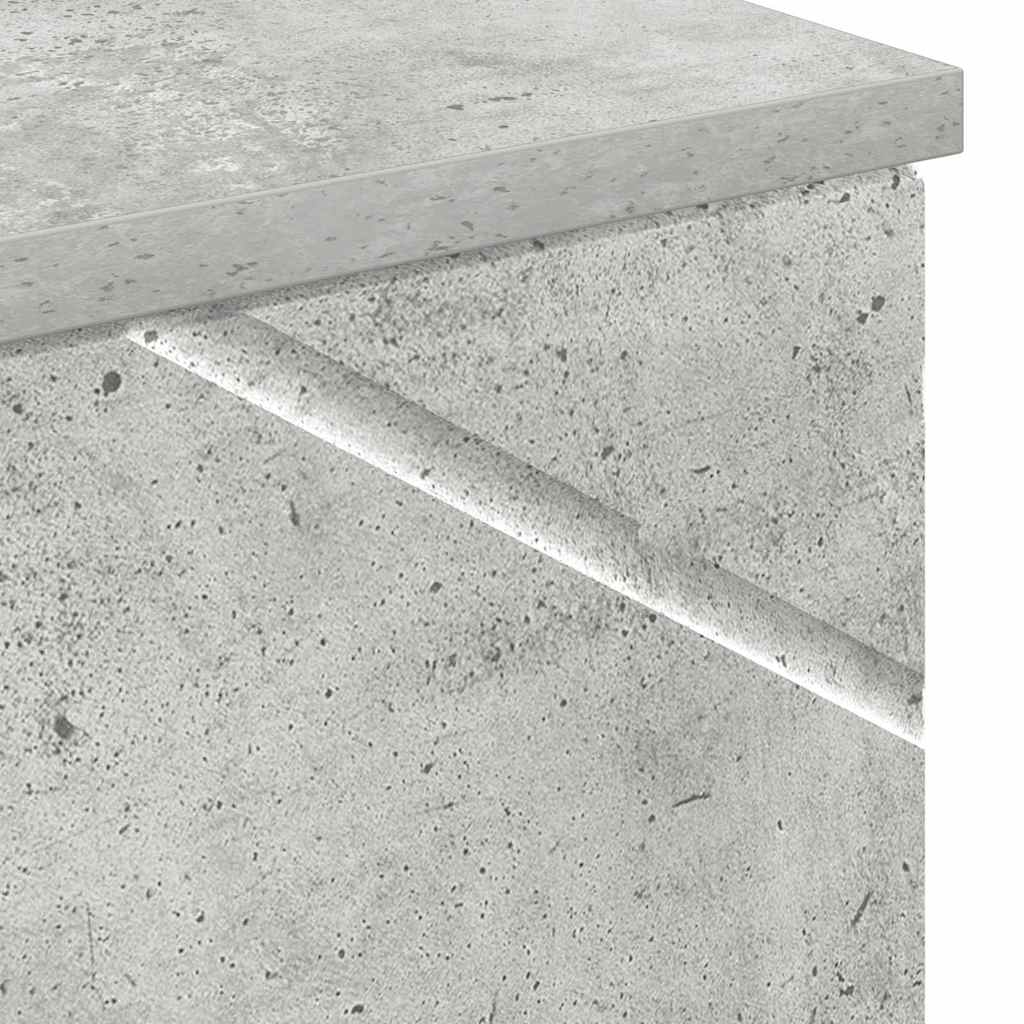 Armário Alto de Banheiro Cinzento cimento 30 x 35 x 192 cm