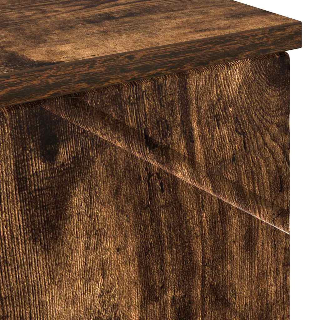 Armário Alto de Banheiro Carvalho fumado 30 x 35 x 192 cm