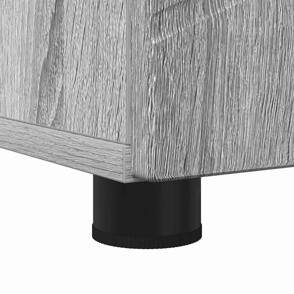 Armário Alto de Banheiro Sonoma cinzento 30 x 35 x 192 cm