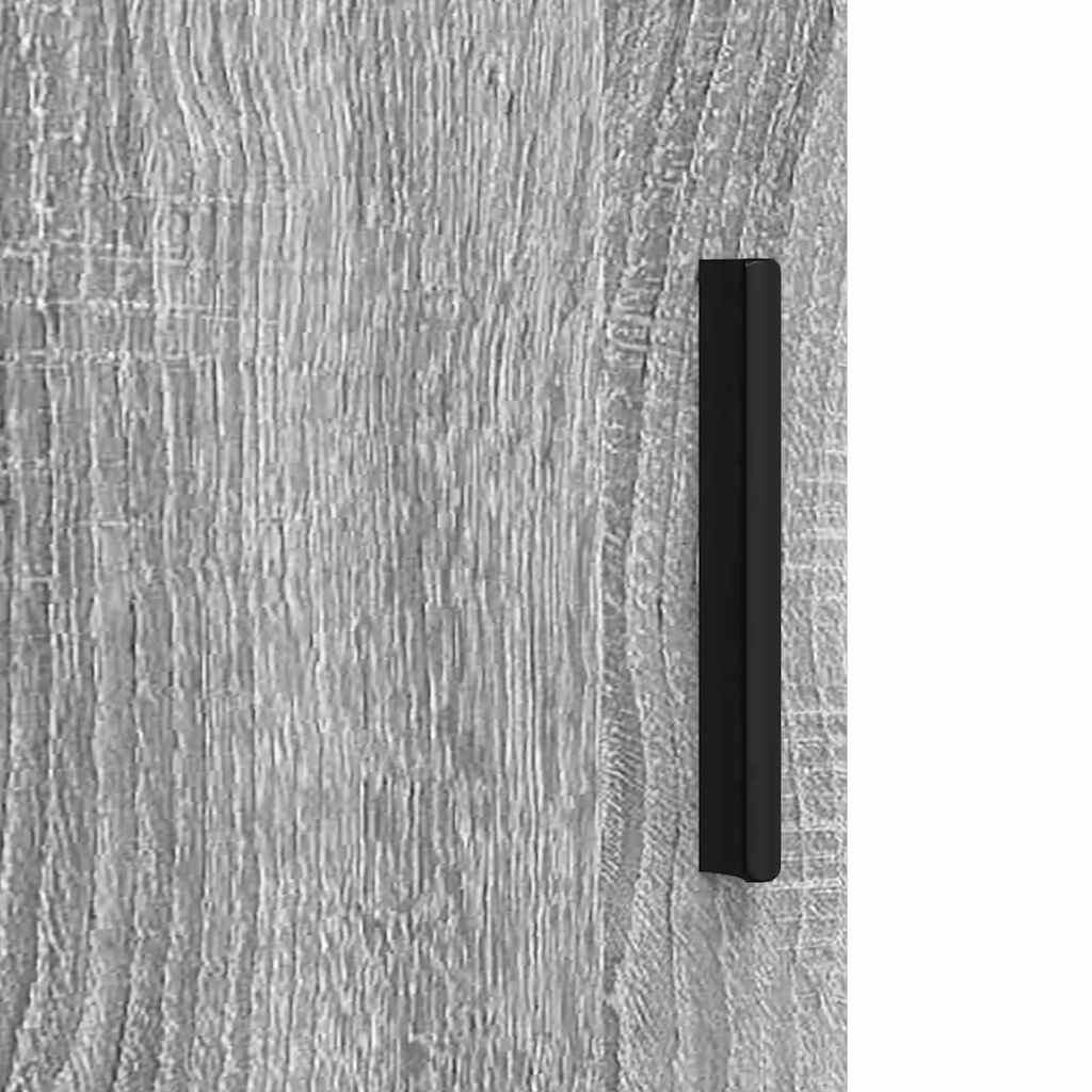 Armário Alto de Banheiro Sonoma cinzento 30 x 35 x 192 cm