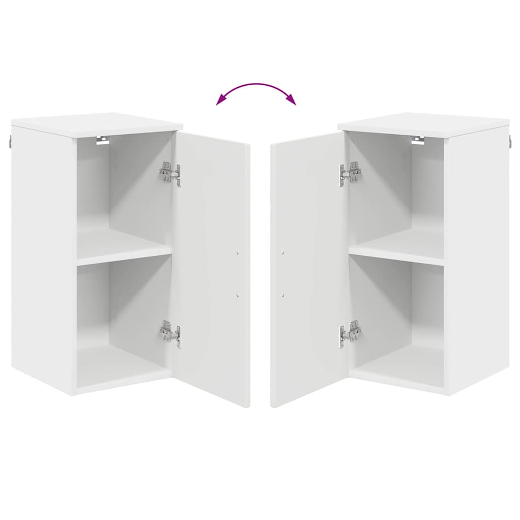 Armário de Banheiro Branco 30 x 31,5 x 61 cm Madeira processada