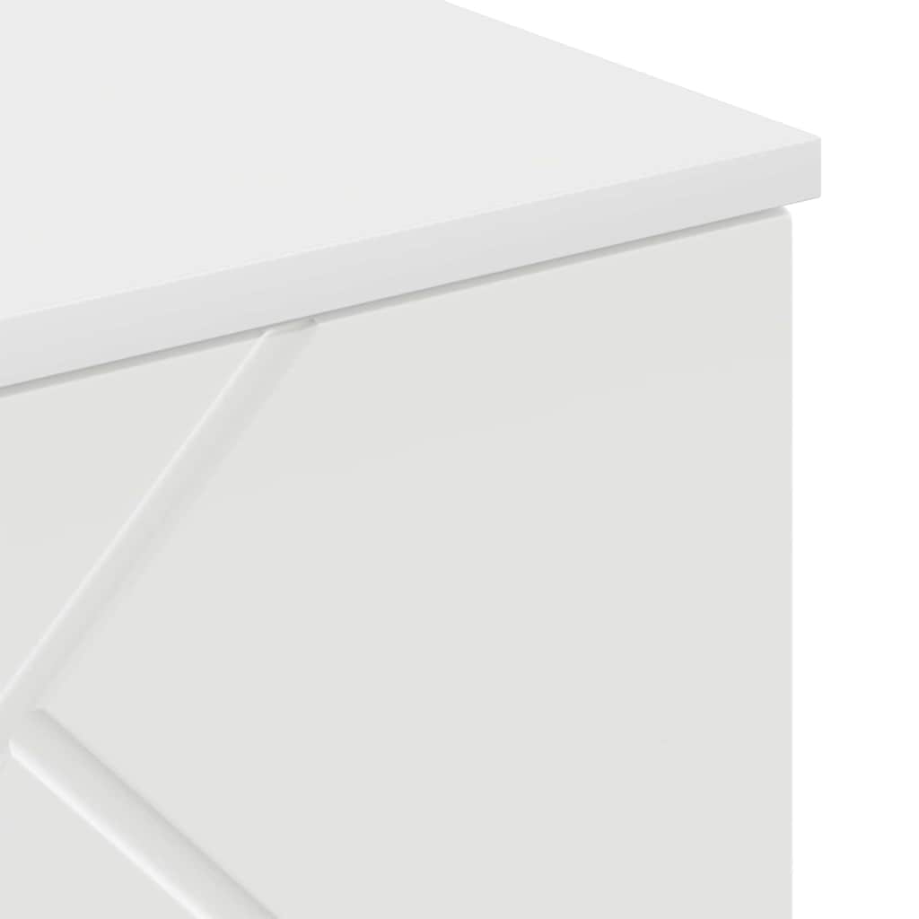 Armário de Banheiro Branco brilhante 30 x 31,5 x 61 cm