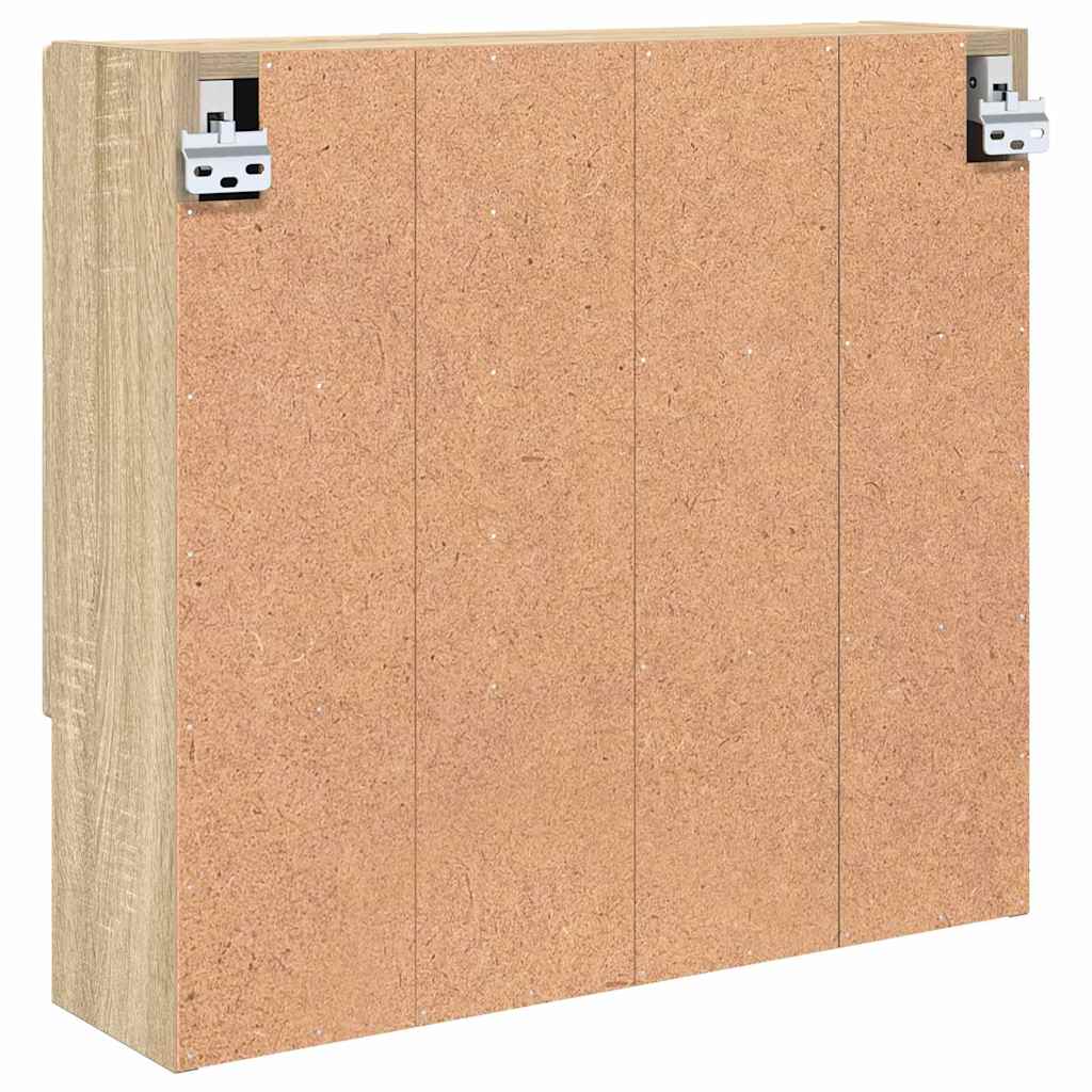 Armário de Espelho com porta Carvalho sonoma 59 x 17 x 55 cm