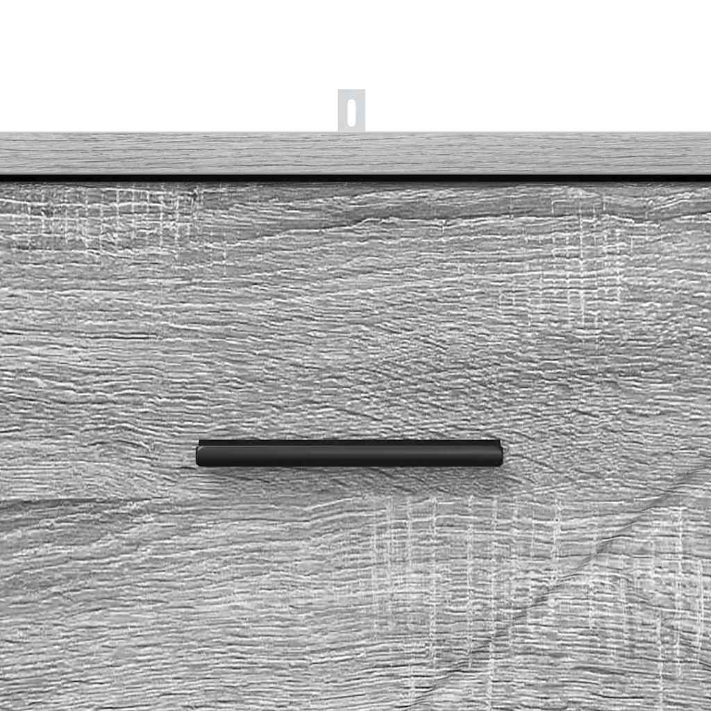 Armário de Cabeceira com gaveta Sonoma cinzento 38 x 38 x 66 cm