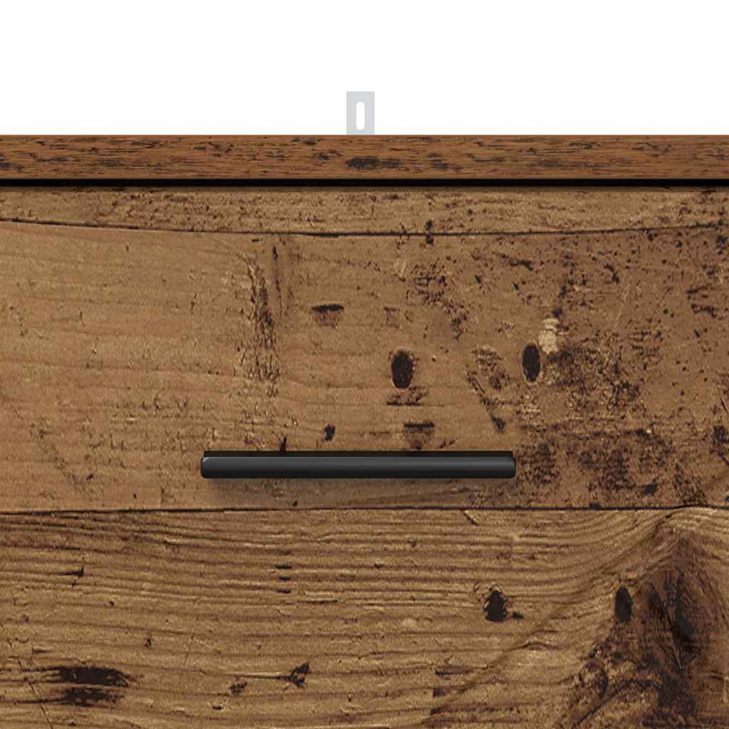 Armário de Cabeceira com gaveta Madeira antiga 38 x 38 x 66 cm