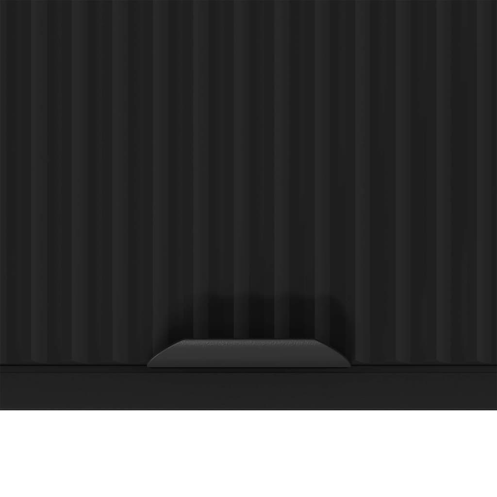 Armário de Banheiro Preto 39 x 23,5 x 65 cm Madeira processada