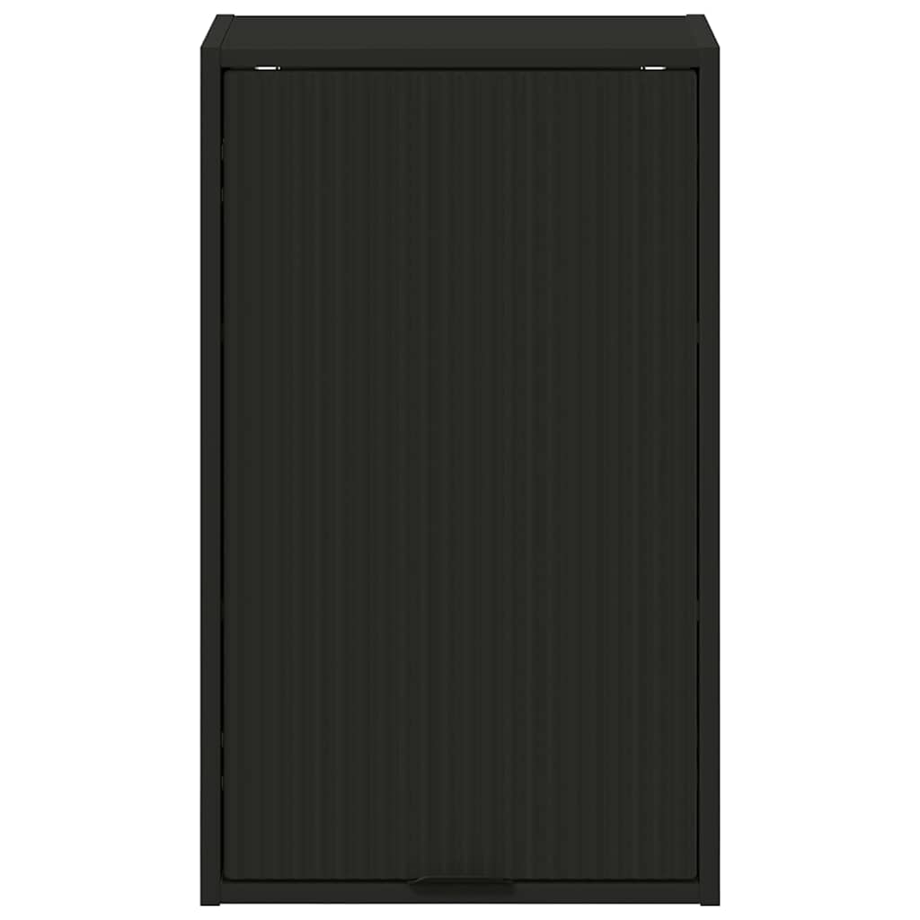 Armário de Banheiro Preto 39 x 23,5 x 65 cm Madeira processada