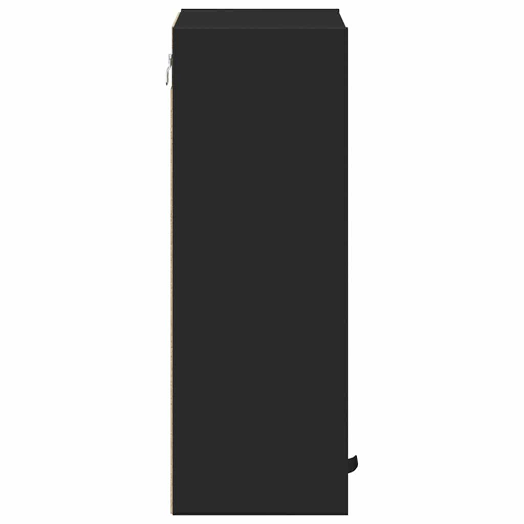 Armário de Banheiro Preto 39 x 23,5 x 65 cm Madeira processada