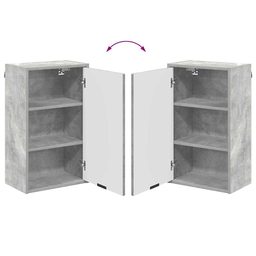 Armário de Banheiro Cinzento cimento 39 x 23,5 x 65 cm