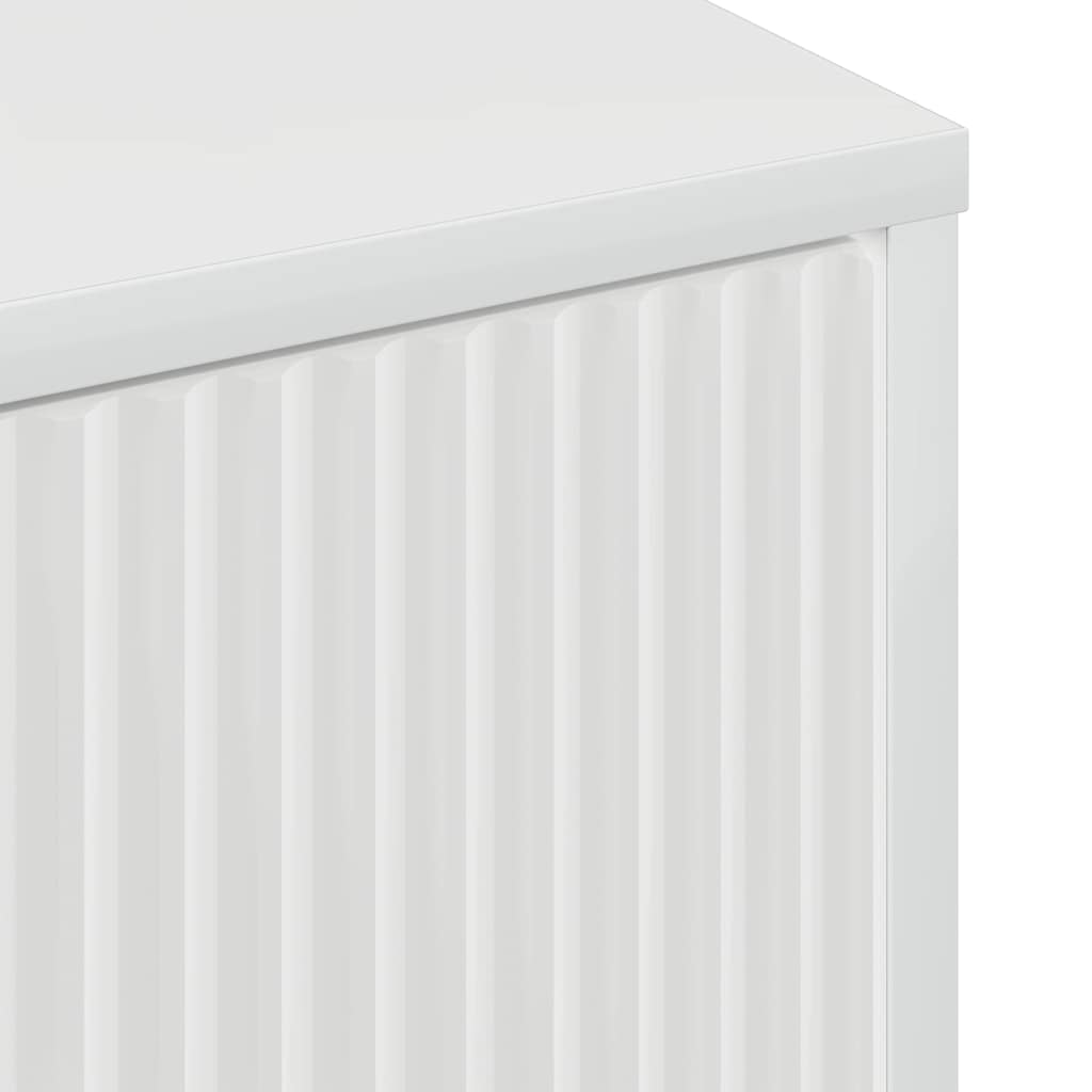 Armário de Banheiro Branco brilhante 39 x 23,5 x 65 cm