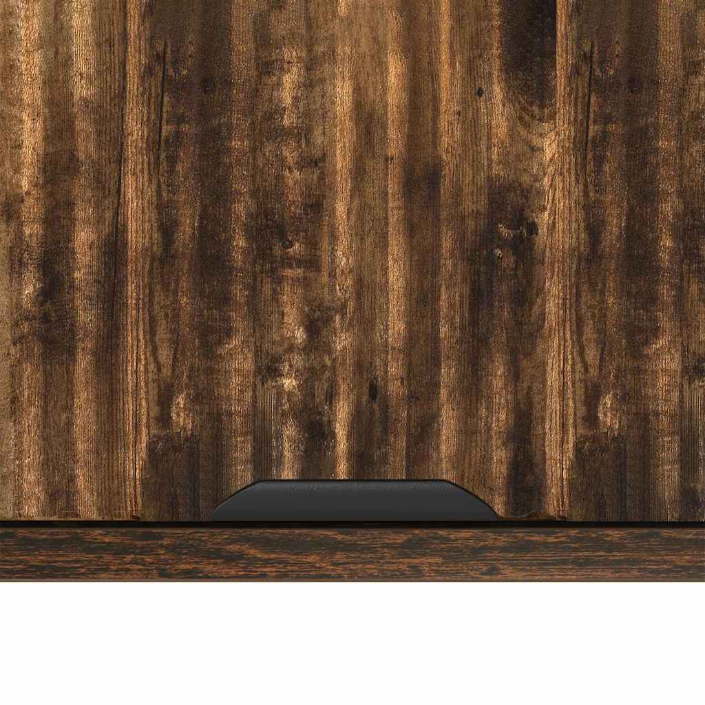 Armário de Banheiro com porta Carvalho fumado 39 x 23,5 x 65 cm