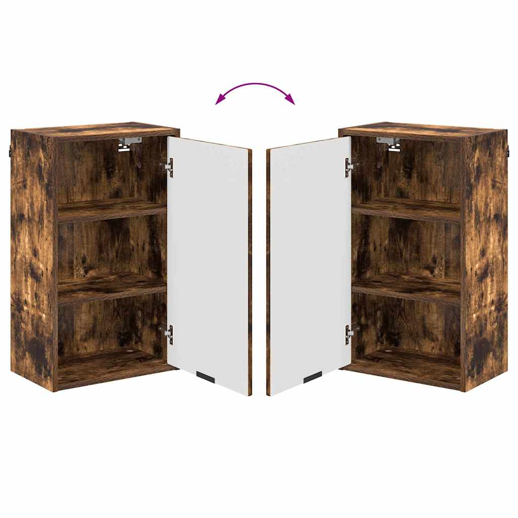 Armário de Banheiro com porta Carvalho fumado 39 x 23,5 x 65 cm