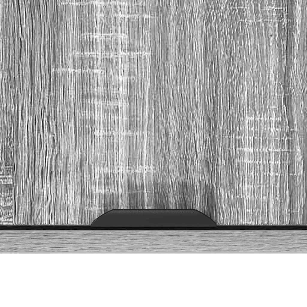 Armário de Banheiro com porta Sonoma cinzento 39 x 23,5 x 65 cm