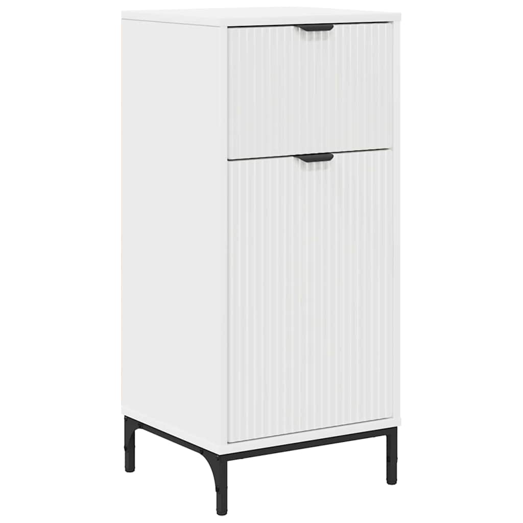 Armário de Banheiro Branco 39.5 x 36 x 88 cm Madeira processada