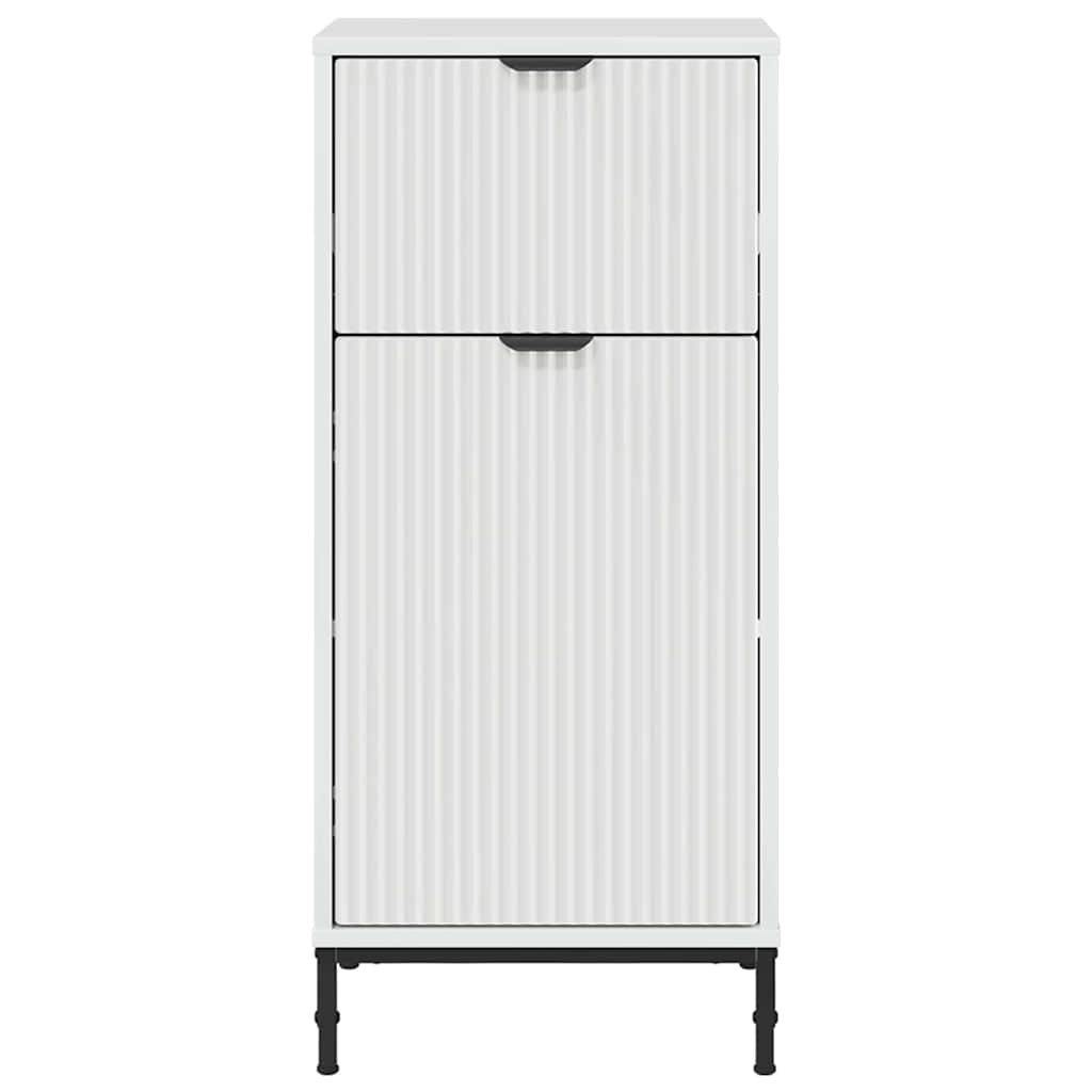 Armário de Banheiro Branco 39.5 x 36 x 88 cm Madeira processada