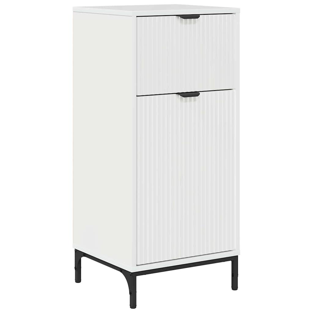 Armário de Banheiro Branco brilhante 39.5 x 36 x 88 cm