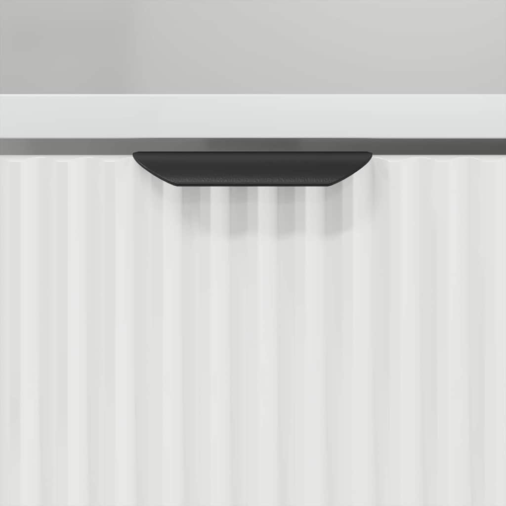 Armário Alto de Banheiro com gaveta Branco 31,5 x 33 x 190 cm