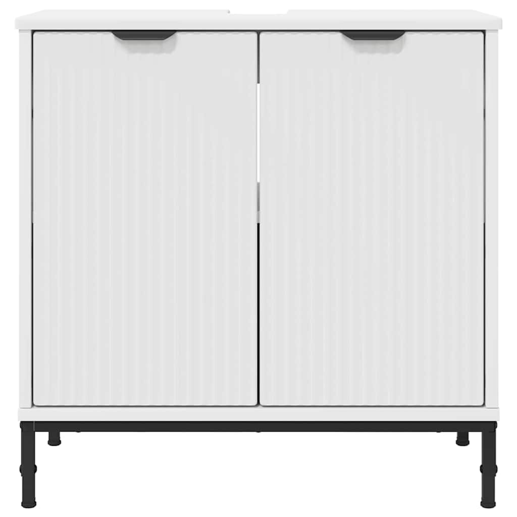 Armário para Pia de Banheiro Branco 60,5 x 33,5 x 61 cm