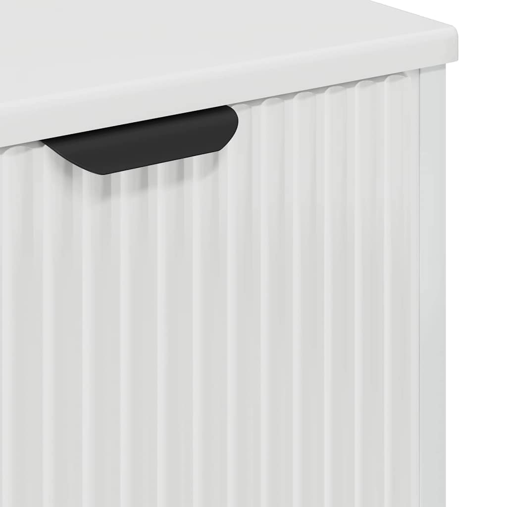 Armário para Pia de Banheiro com armazenamento Branco brilhante